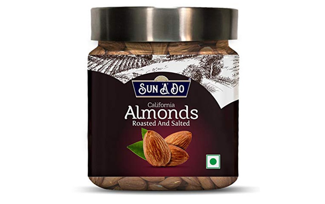 Sun A Do California Almonds Roasted And Salted   Pack  200 grams